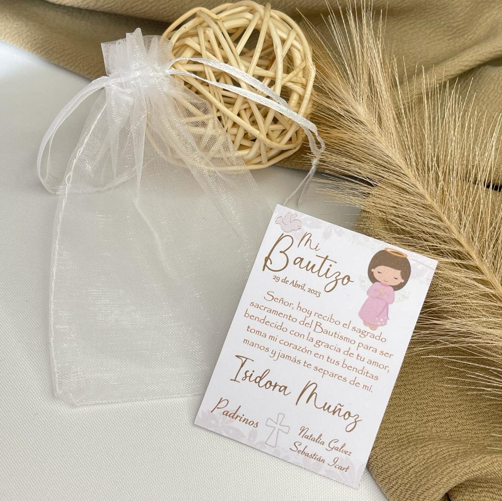 Souvenir Decenarios para recuerdos de bautizo comunión / docena6