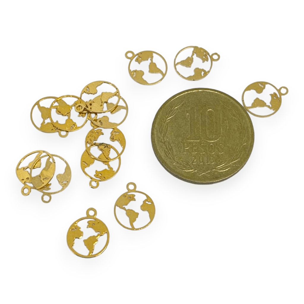 Dije mini colgante Gold-filled / unidad13