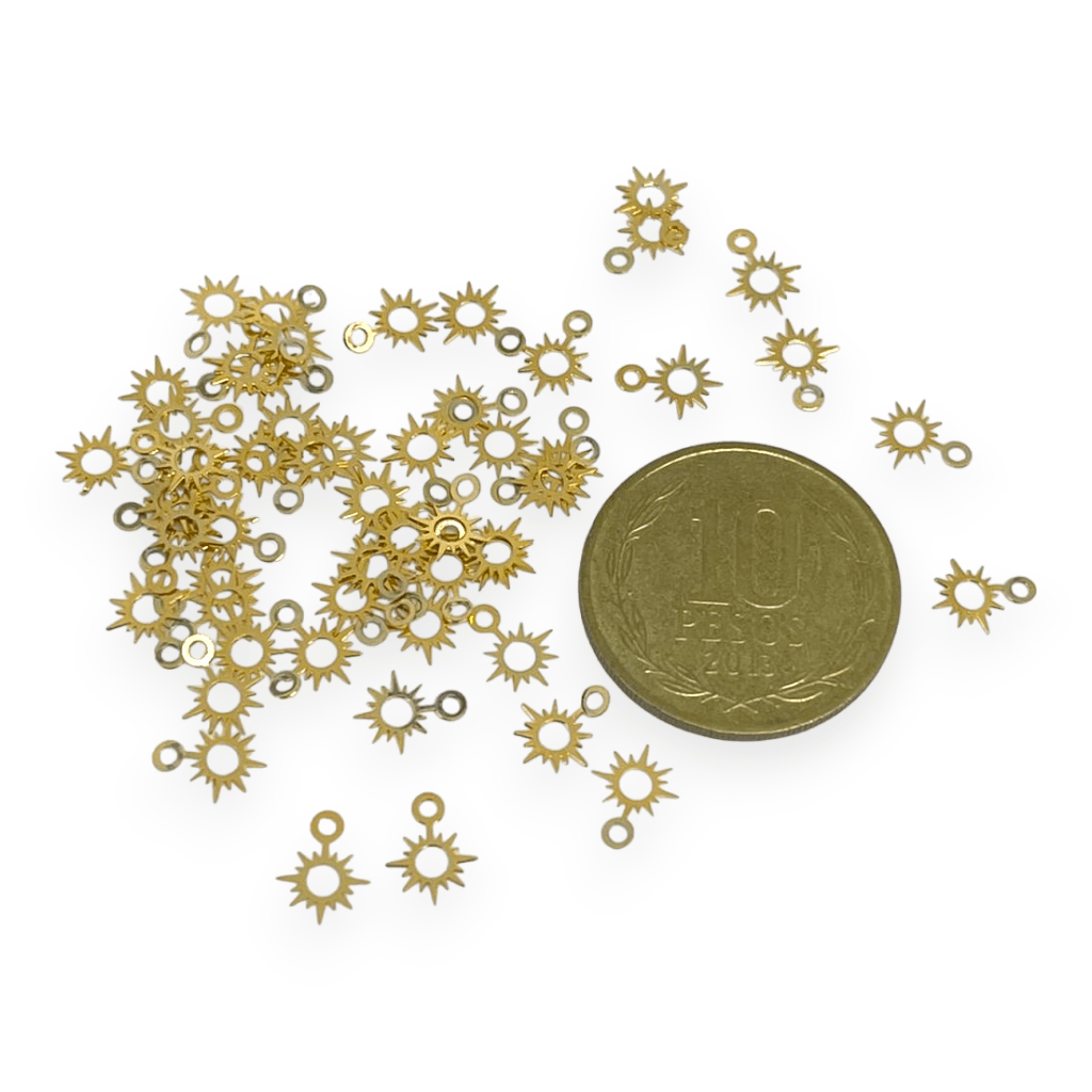 Dije mini colgante Gold-filled / unidad12