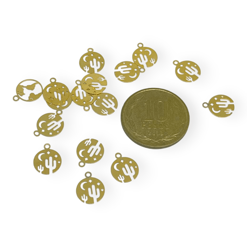 Dije mini colgante Gold-filled / unidad6