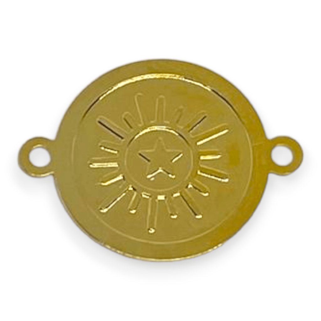 Dije conector estrella star Gold-filled / unidad3