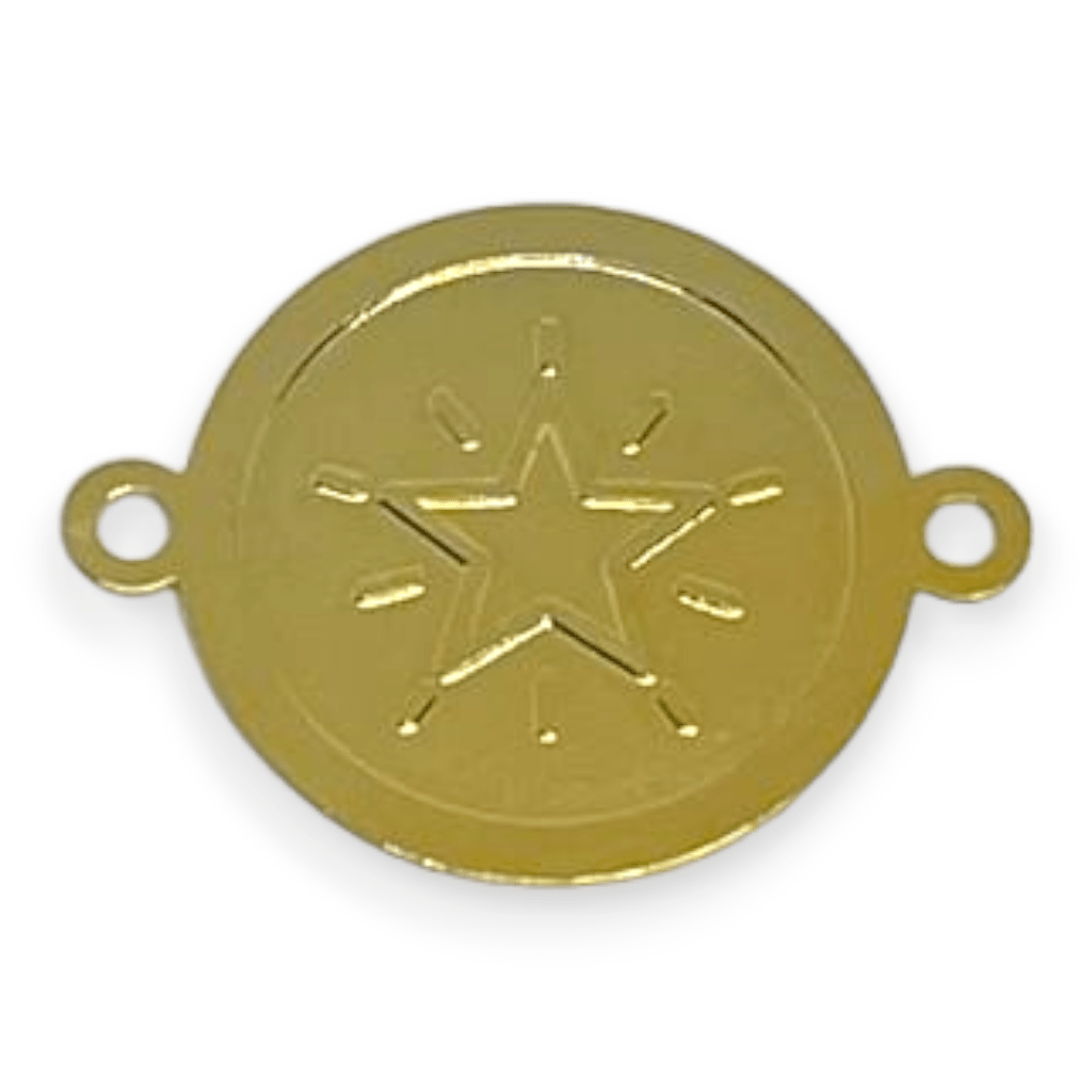 Dije conector estrella star Gold-filled / unidad2