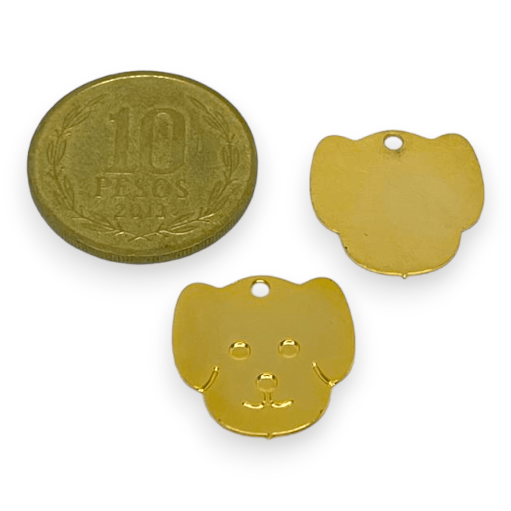 Dije árbol mascota corazón alas Gold-filled / unidad19