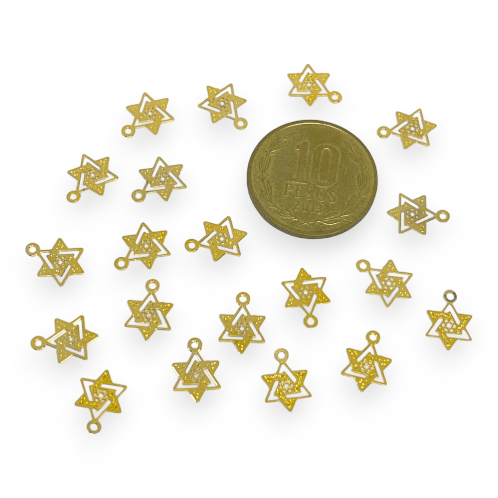 Dije colgante estrella David Gold-filled / unidad2