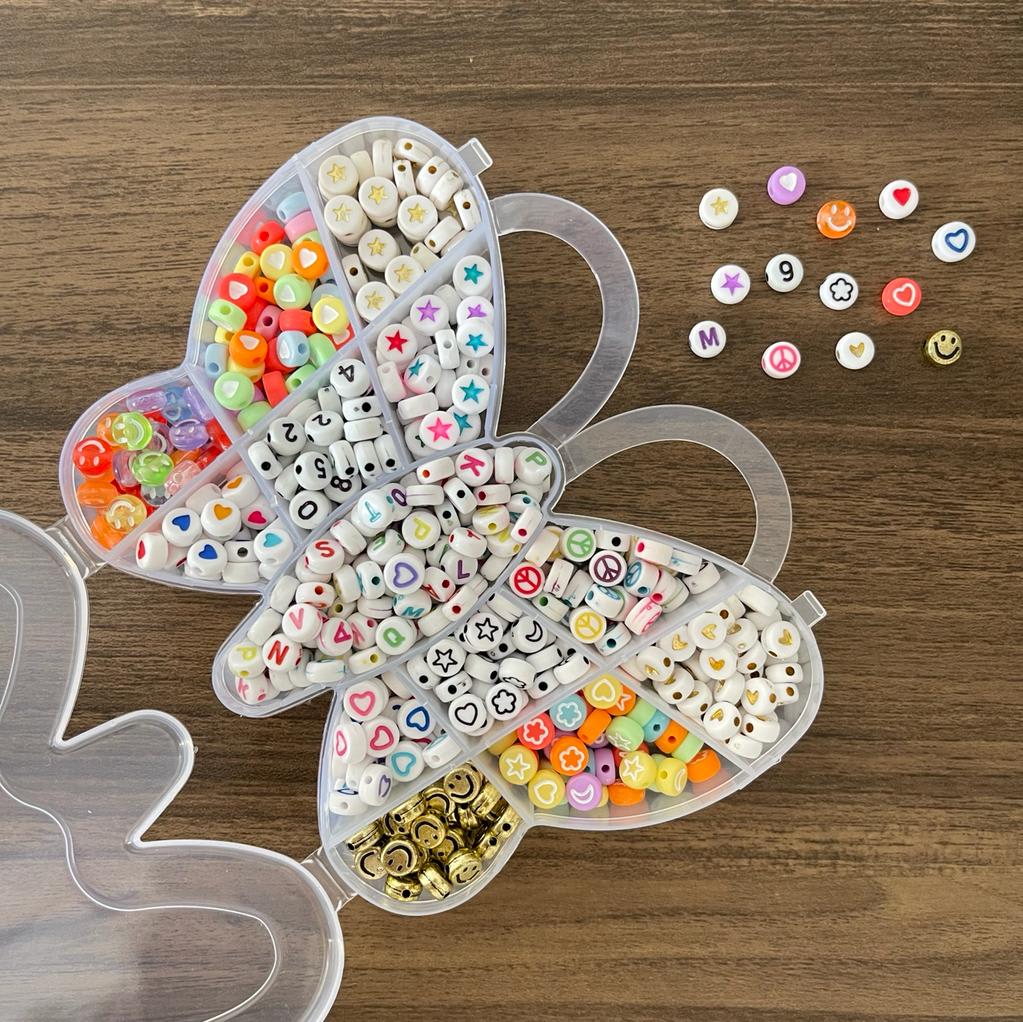 Kit mariposa de abalorios surtido para niñas3