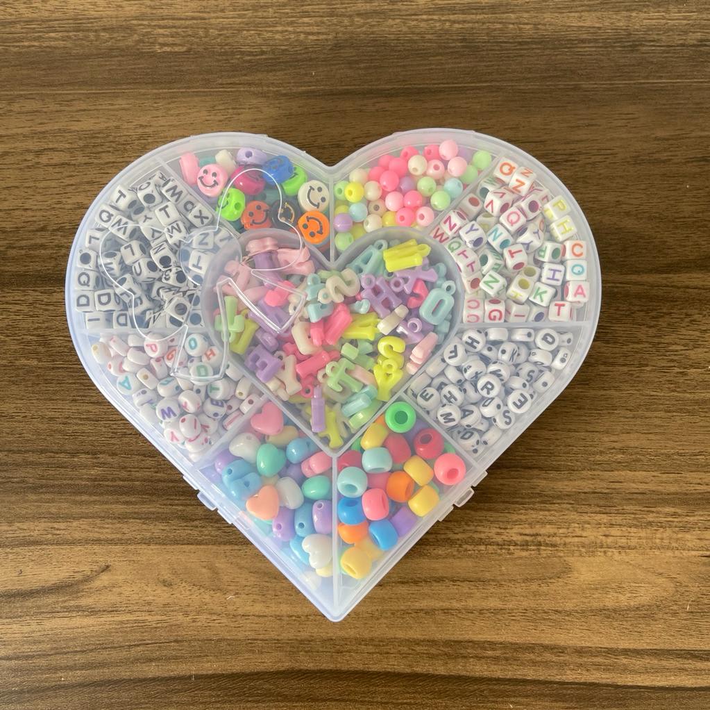 Kit de abalorios para crear pulseras collares para niñas3