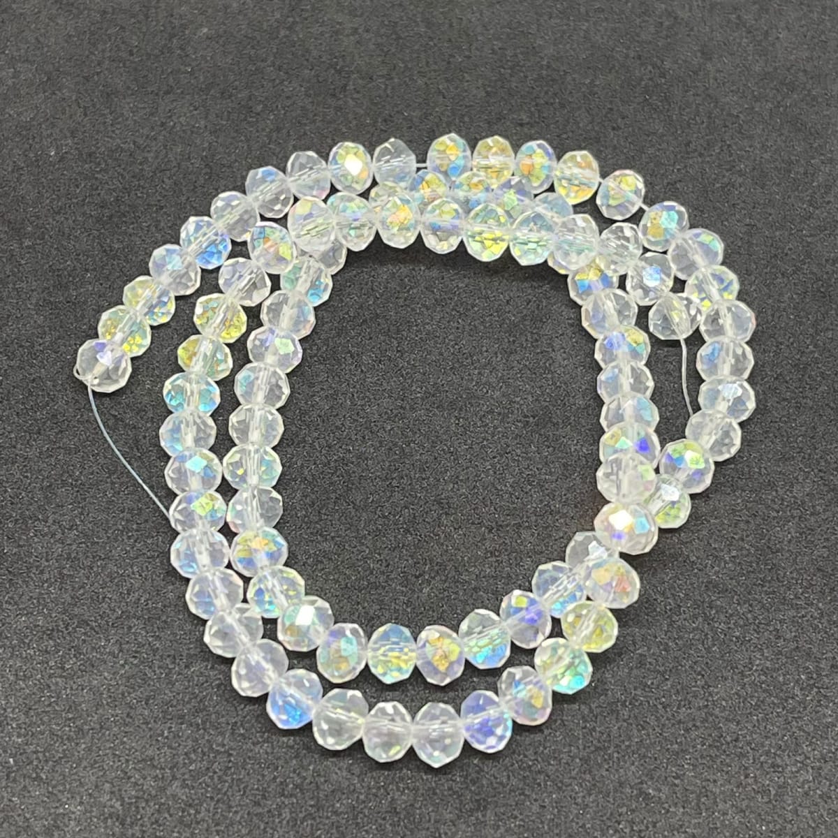 Sarta cristales 6 mm murano facetado combinado / tira10