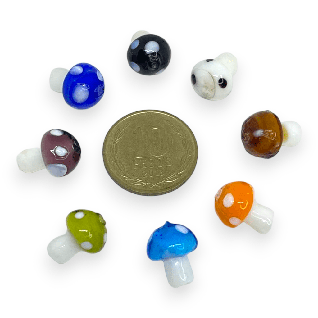 Pasador honguitos multicolor / unidad3