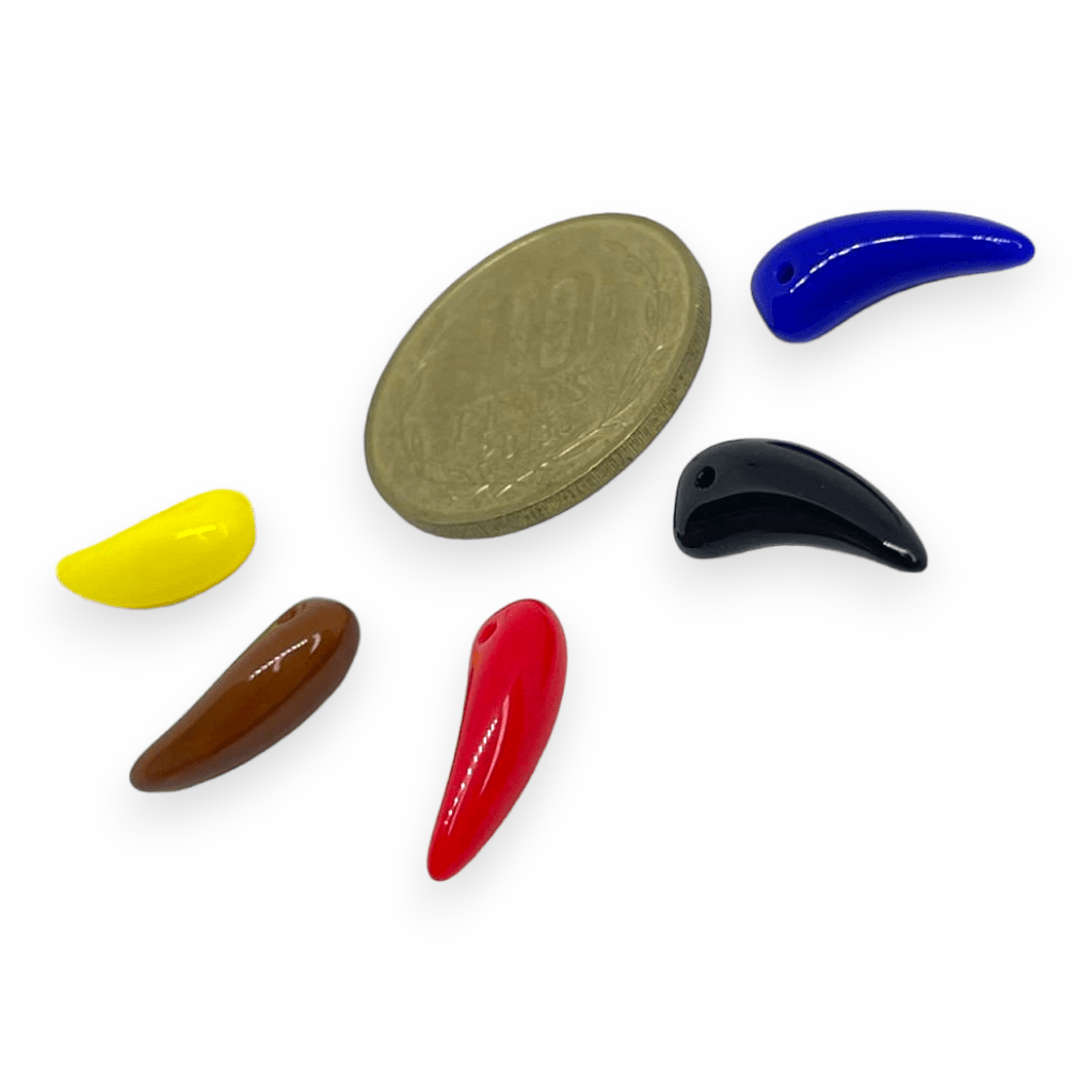 Pasador cuerno multicolor protección / 5 uds3