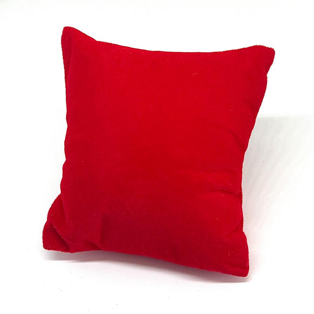 Exhibidor cojín almohada mostrario de gamuza para pulseras  / unidad4