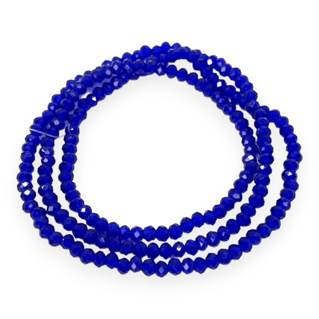 Sarta cristales 2 mm murano facetado unicolor / tira1