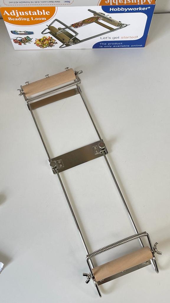 Telar ajustable para tejer con abalorios mostacilla delica rollacalla miyuki / unidad4