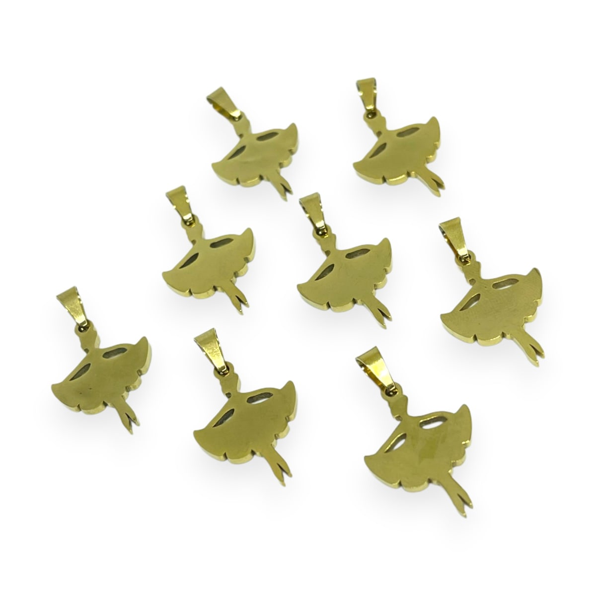 Dije colgante bailarina danza acero / unidad3