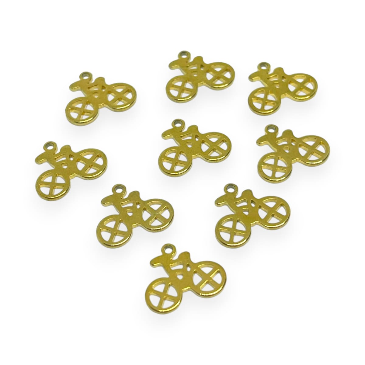 Dije colgante bicicleta ciclista acero / unidad2