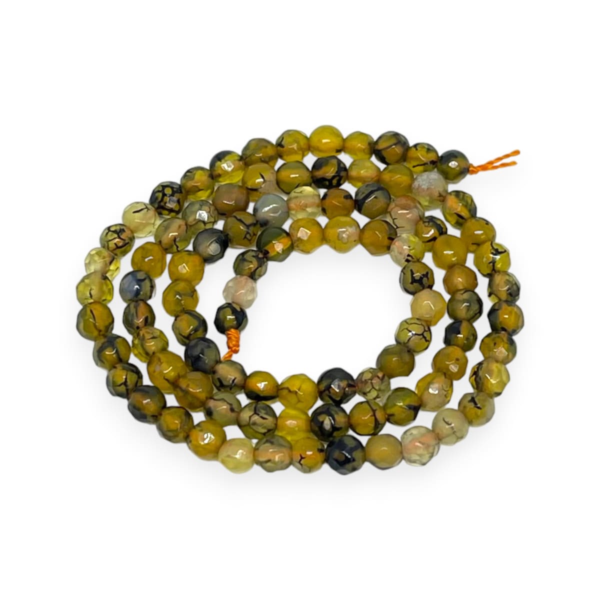 Sarta abalorios cuentas piedra ágata / tira9