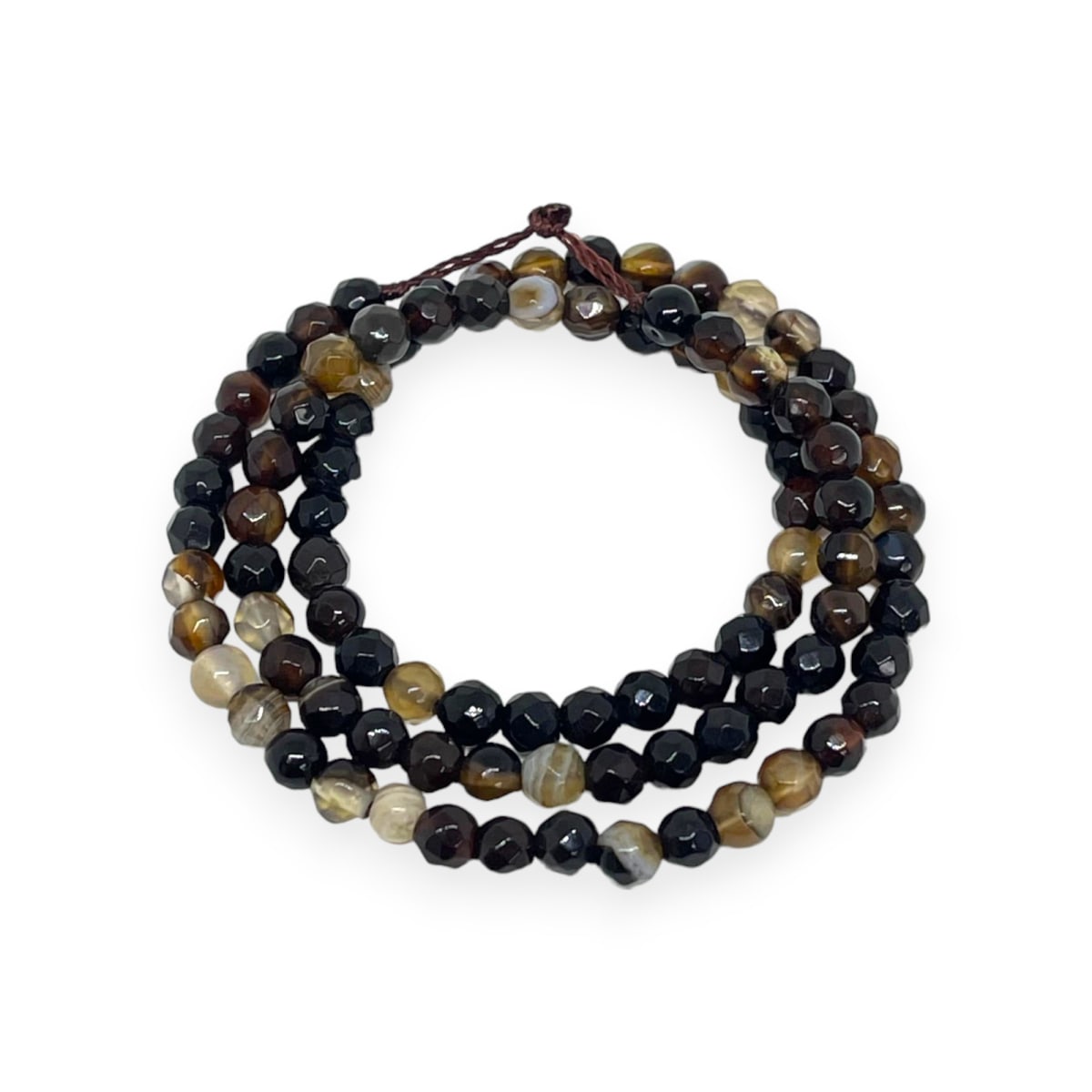 Sarta abalorios cuentas piedra ágata / tira8