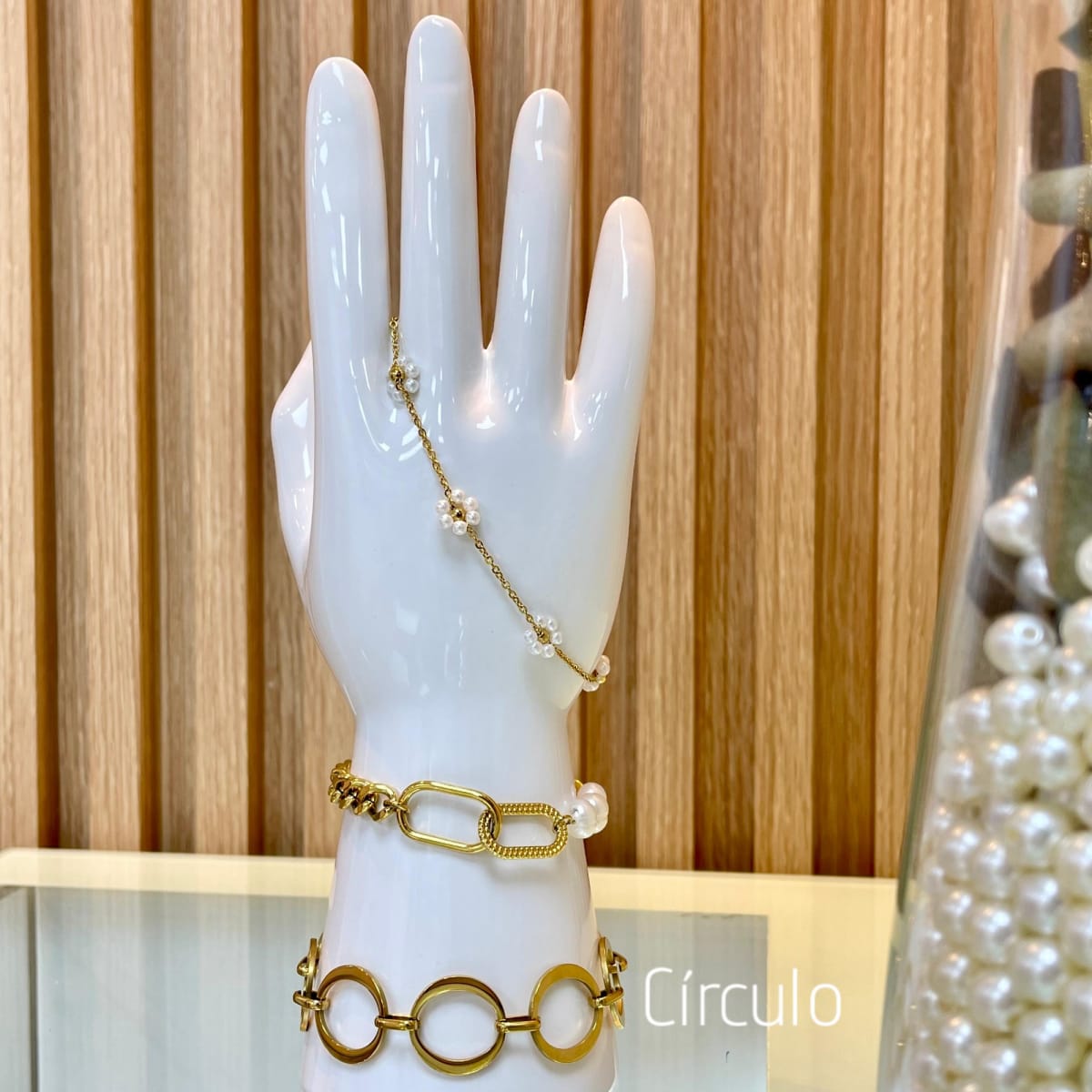 Pulsera dorada surtida VTE / unidad3