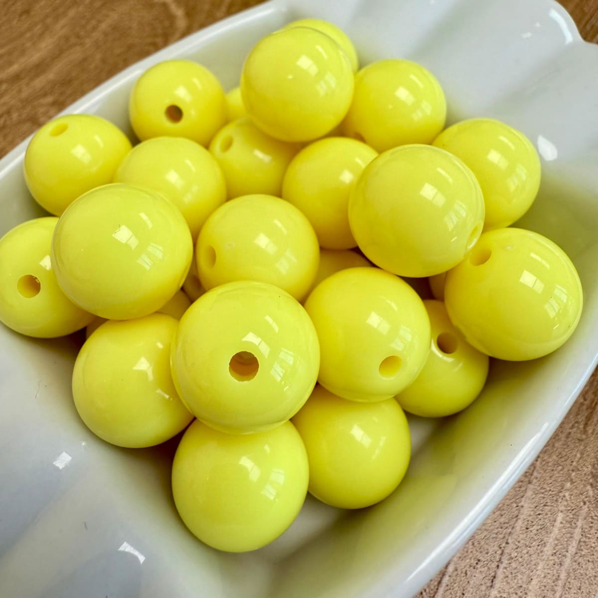 Cuentas redondas de acrílico grande 14 mm / 30 uds8