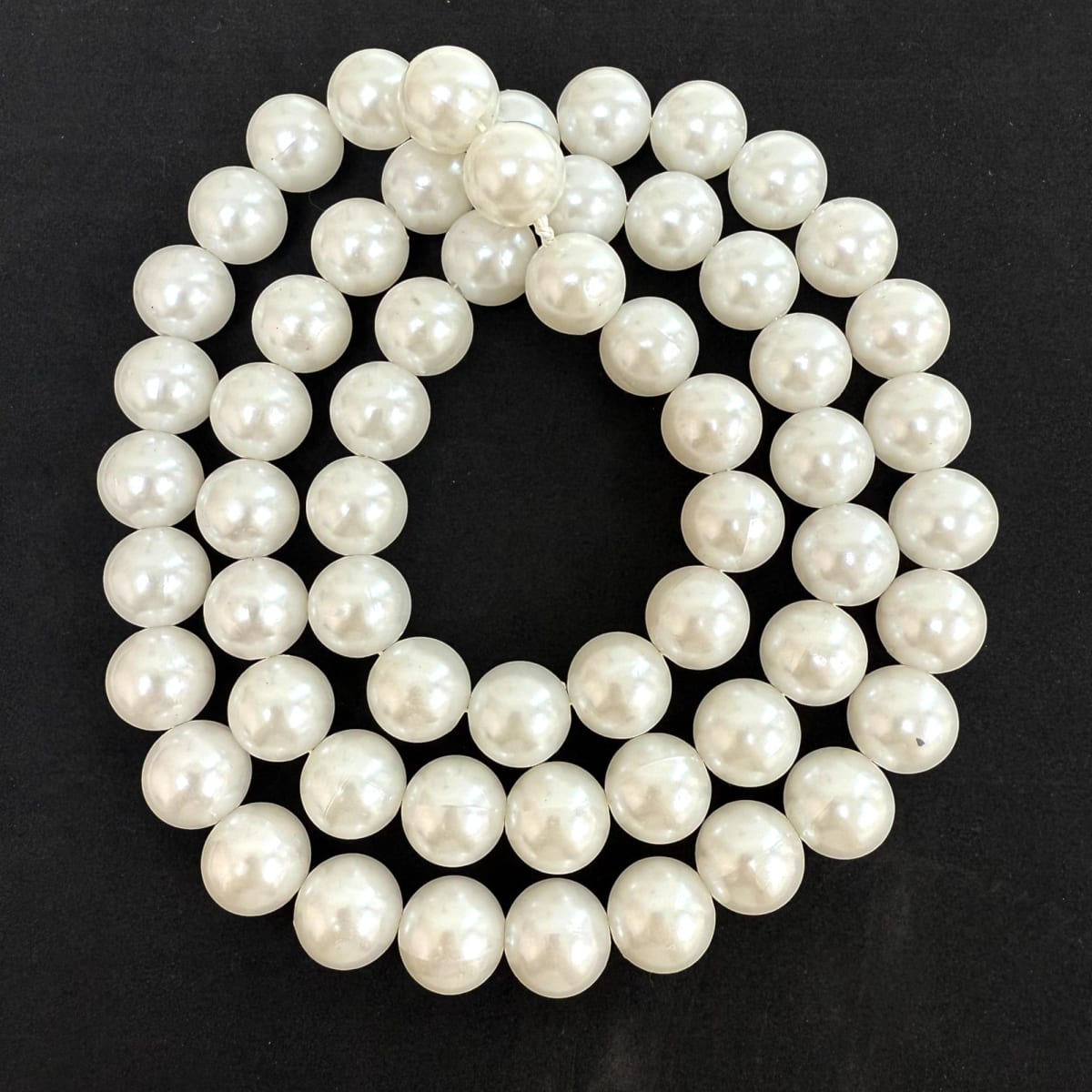 Cuentas redondas de acrílico grande 18 mm / sarta4