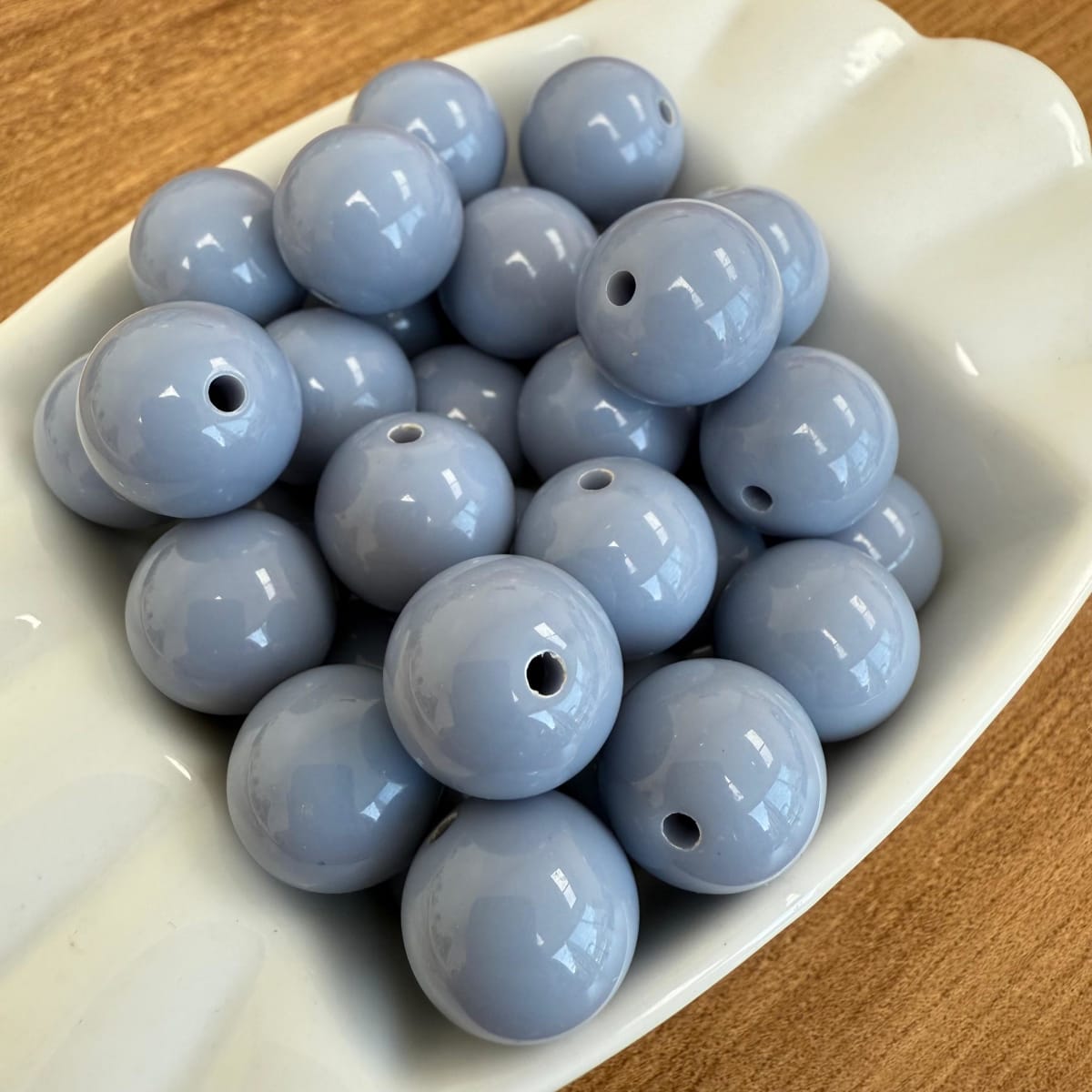 Cuentas redondas de acrílico grande 14 mm / 30 uds11