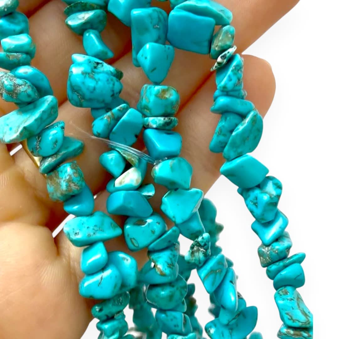 Piedra chip cuentas irregulares de piedras preciosas / sarta7