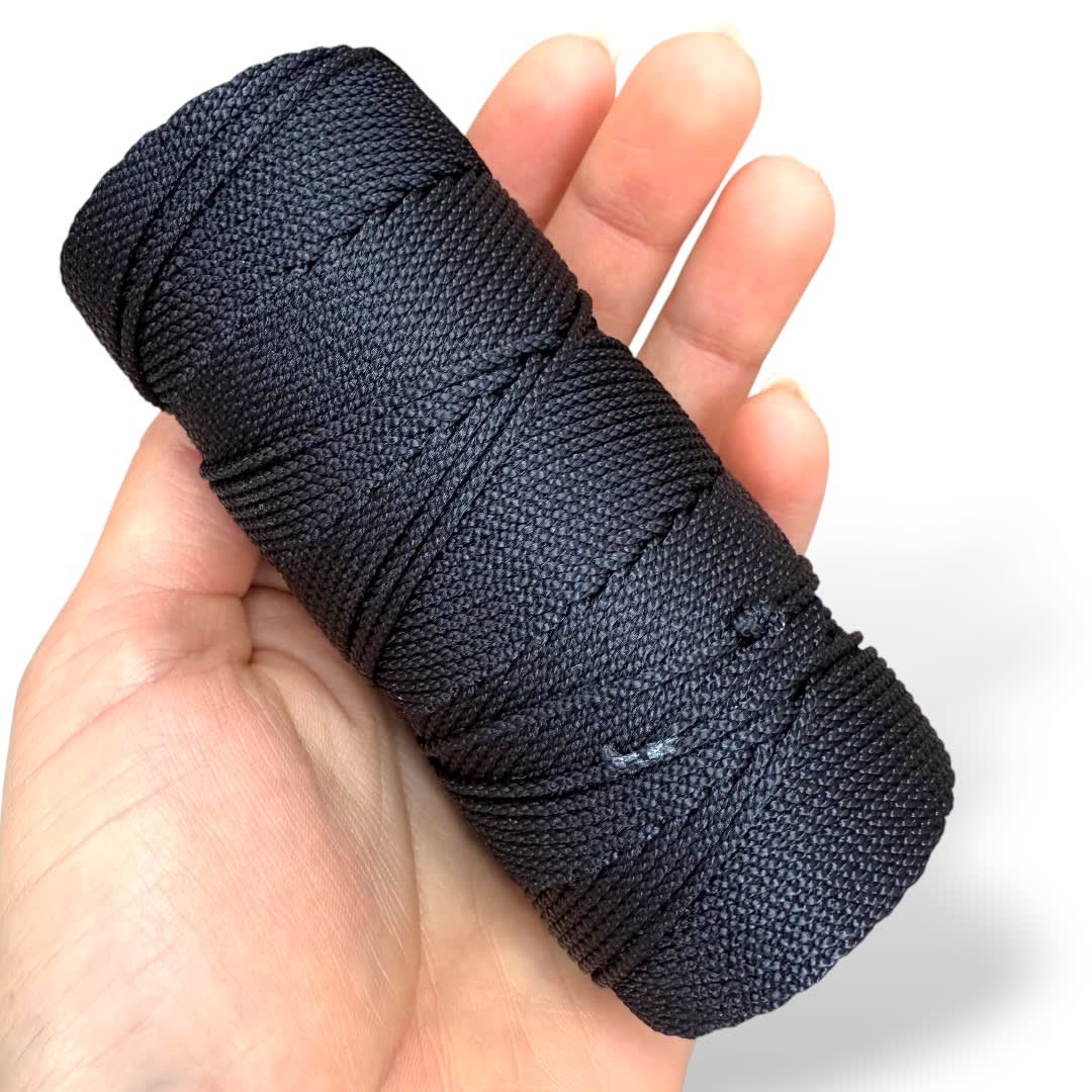 Cordón hilo colombiano trenzado terlenca 1.5 mm / rollo2
