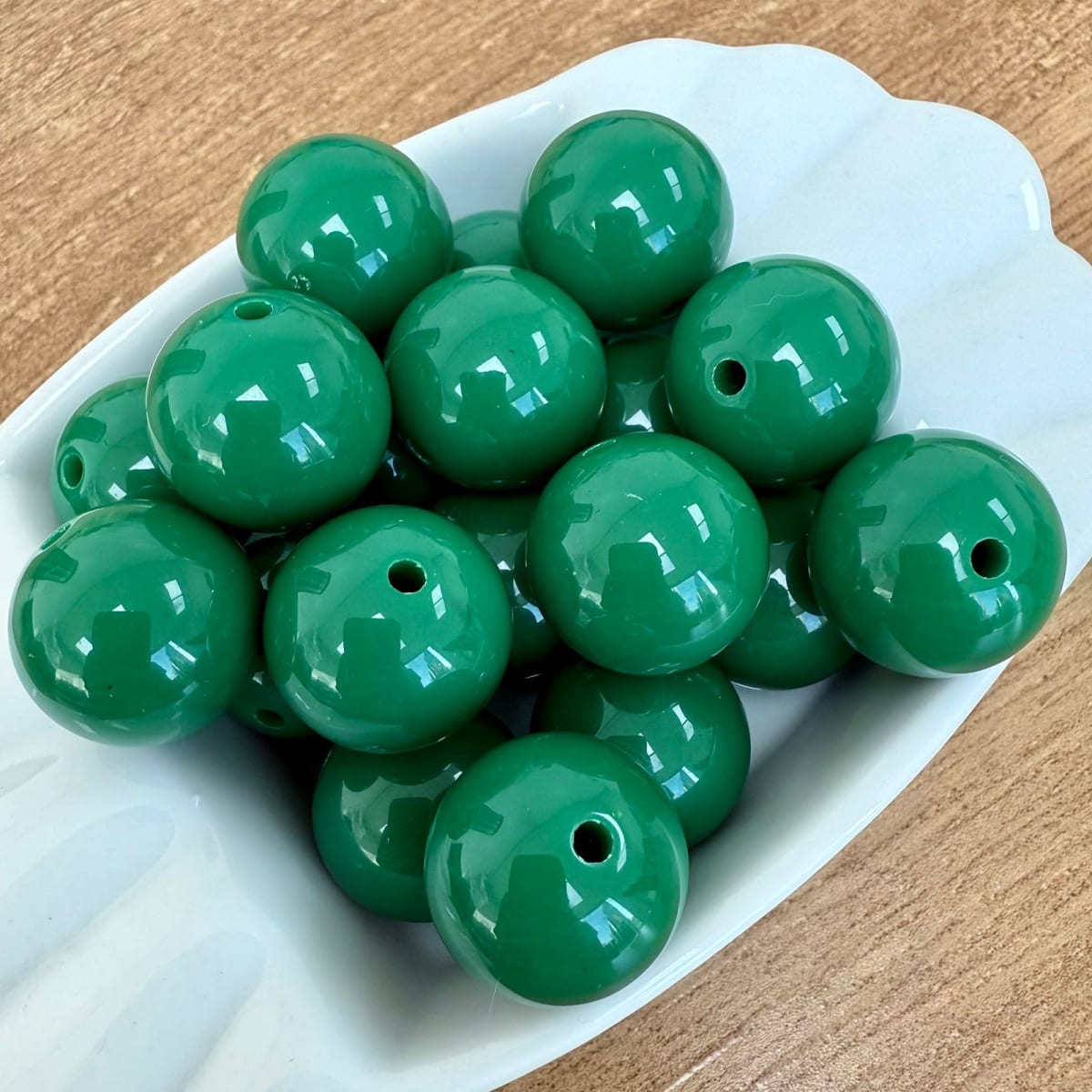 Cuentas redondas de acrílico grande 18 mm / 20 uds5