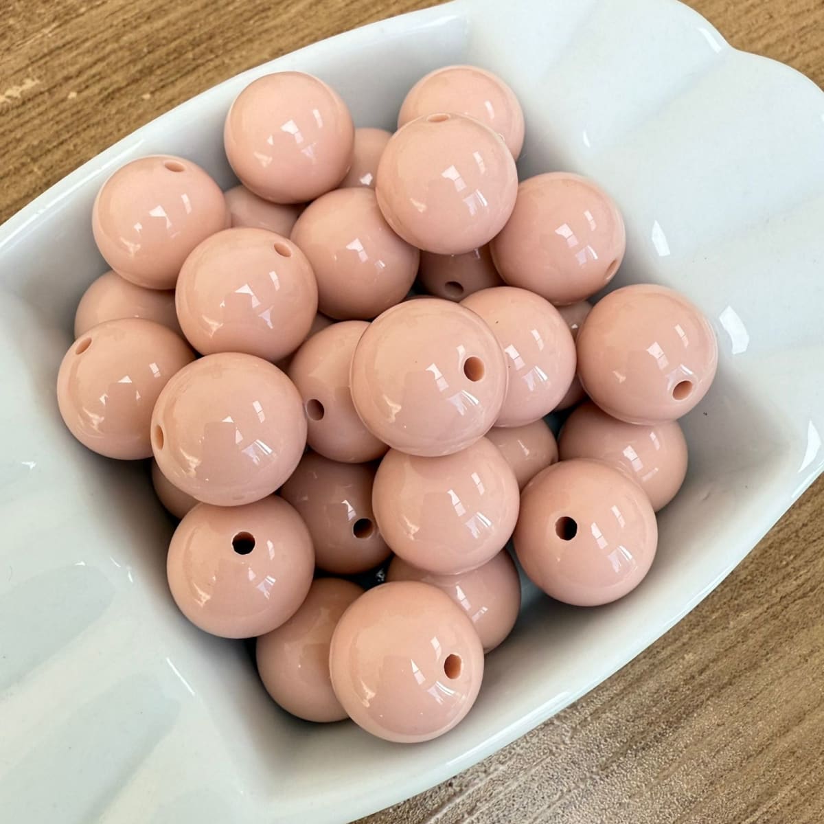 Cuentas redondas de acrílico grande 14 mm / 30 uds5