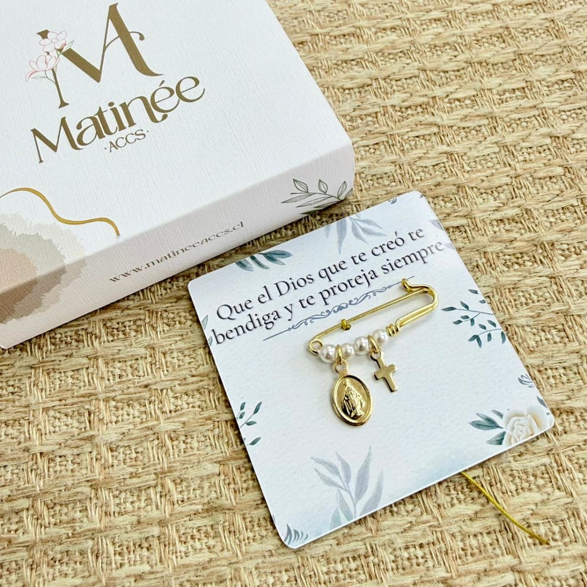 Broche de seguridad alpita perlas mini protección bebé / unidad1