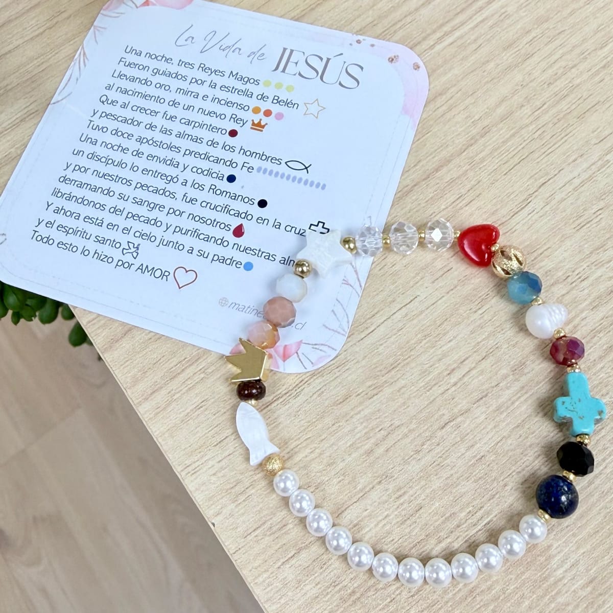 Pulsera con significado la vida de Jesús / unidad3