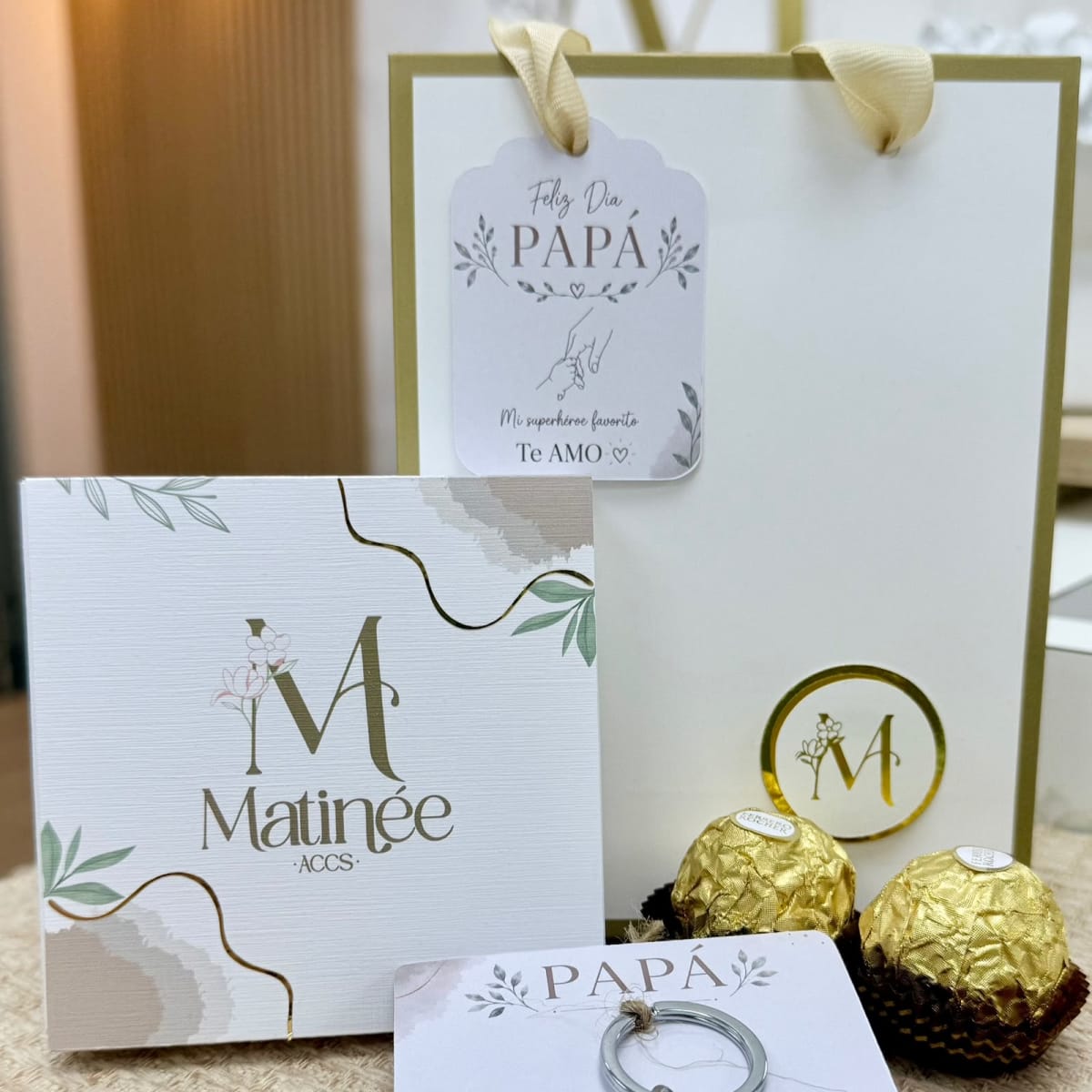 Llavero con relicario dos fotos personalizado regalo para papá / unidad2