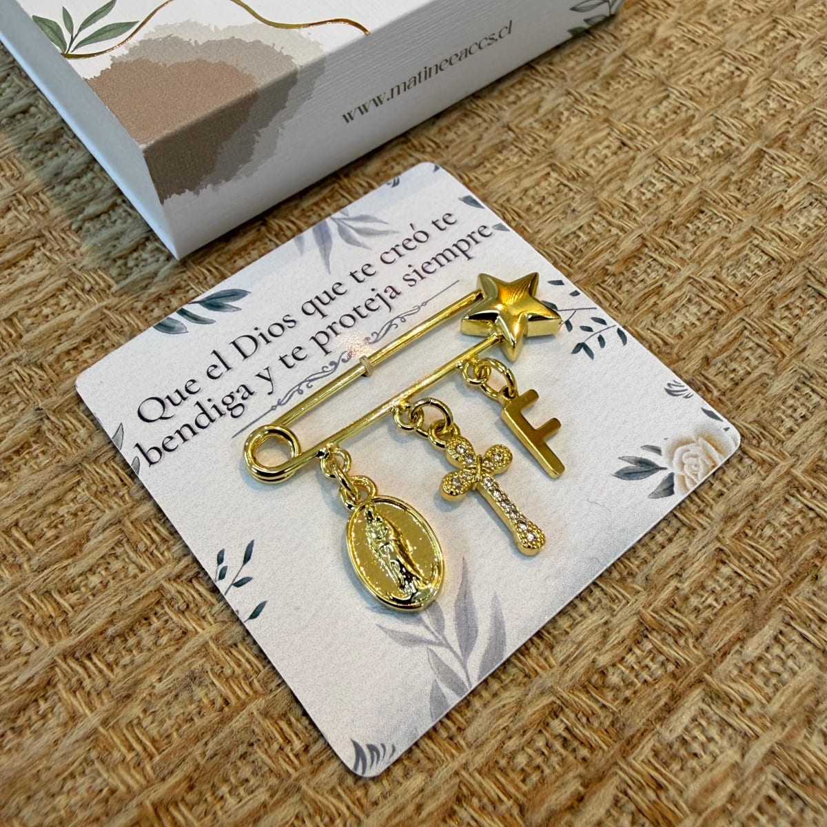 Broche de seguridad alpita protección bebé Virgen Inicial / unidad1