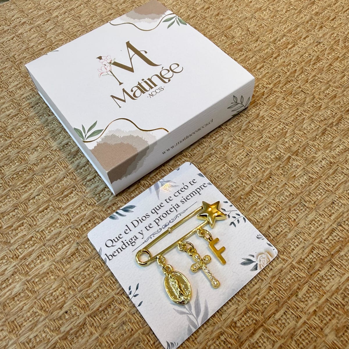 Broche de seguridad alpita protección bebé Virgen Inicial / unidad4