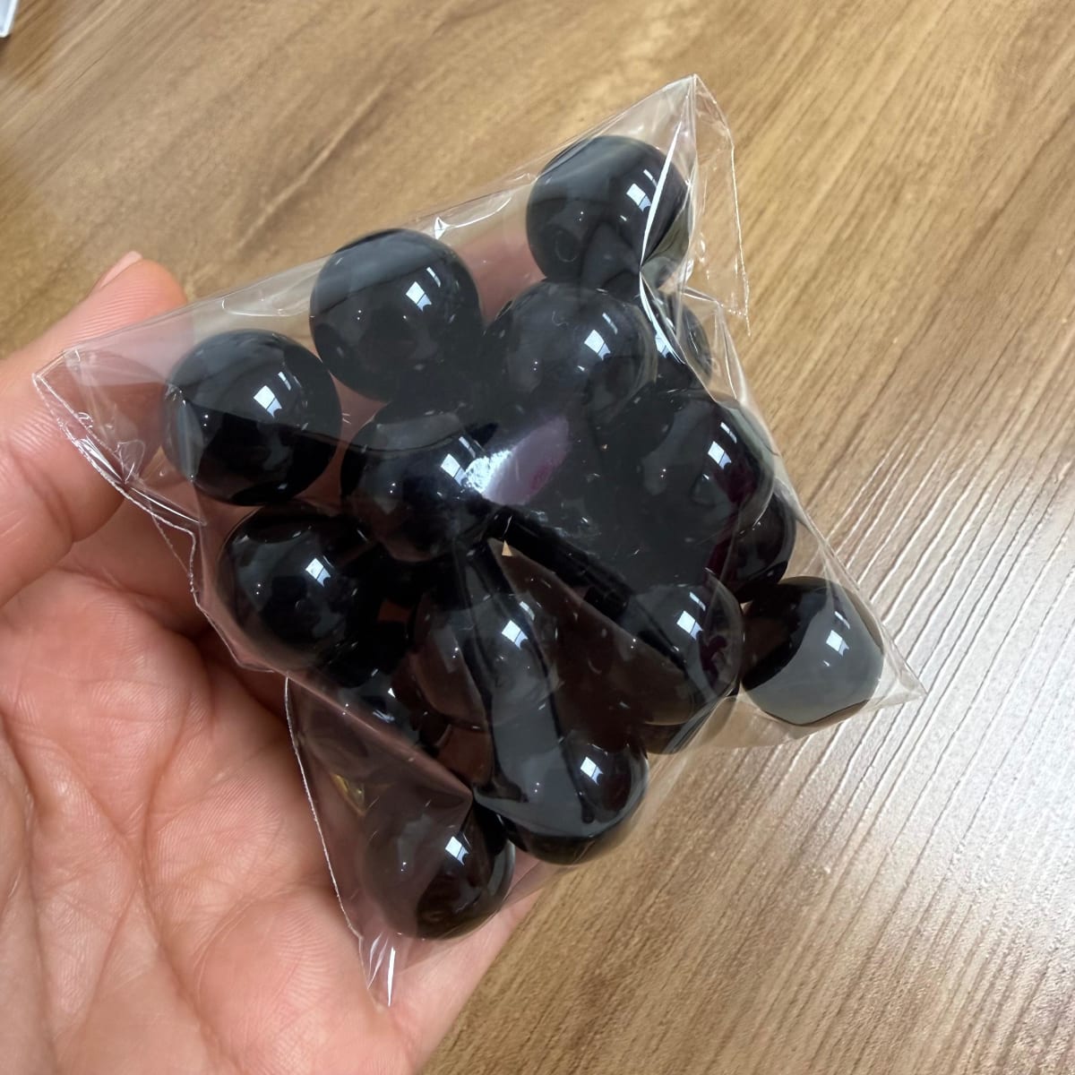 Cuentas redondas de acrílico grande 18 mm / 20 uds14