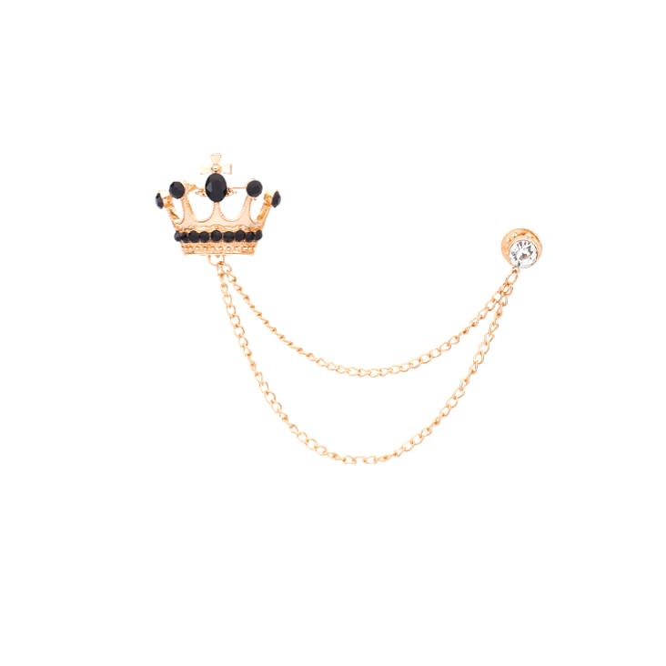 Broche prendedor corona para traje de caballero / unidad2