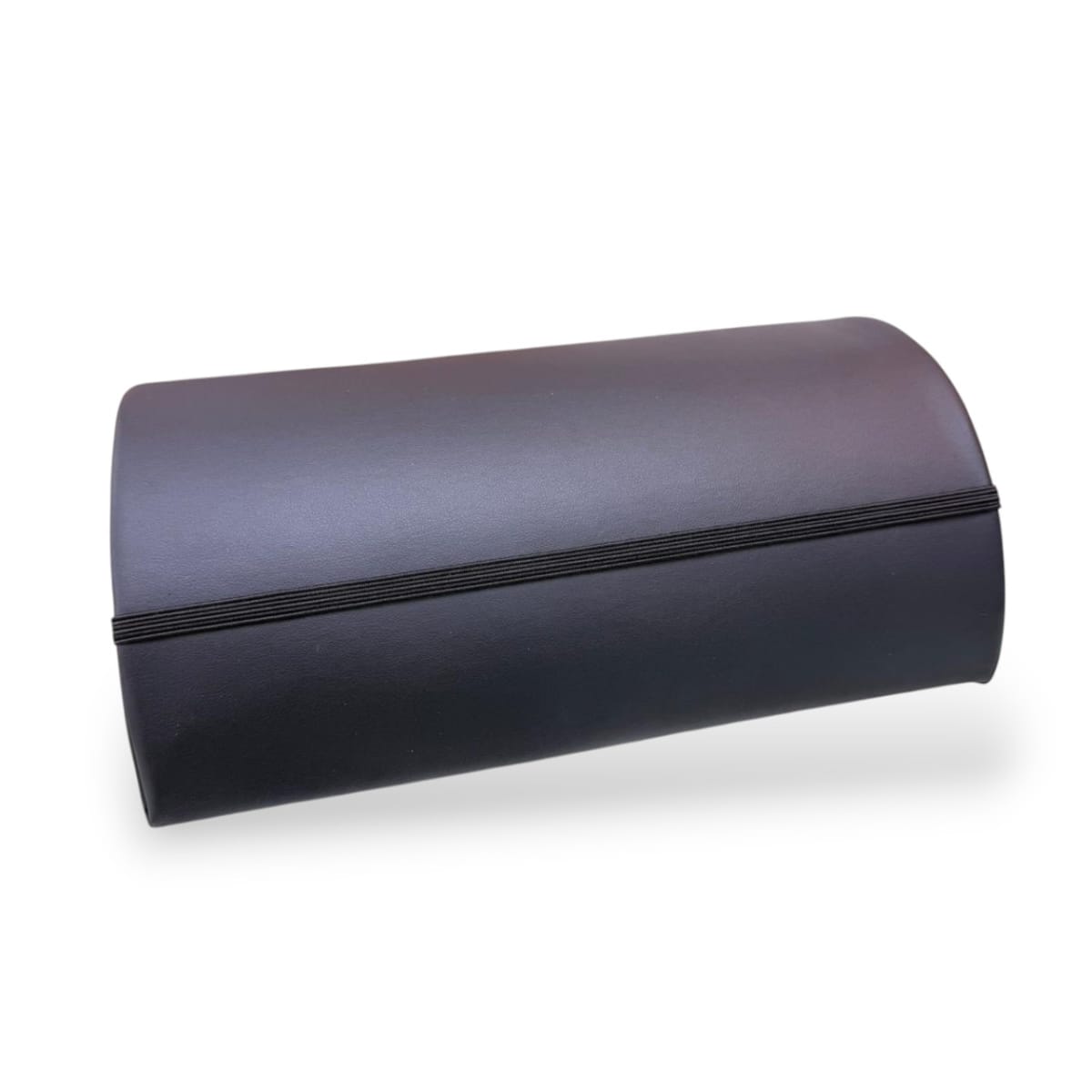 Exhibidor medio cilindro eco cuero negro / unidad3
