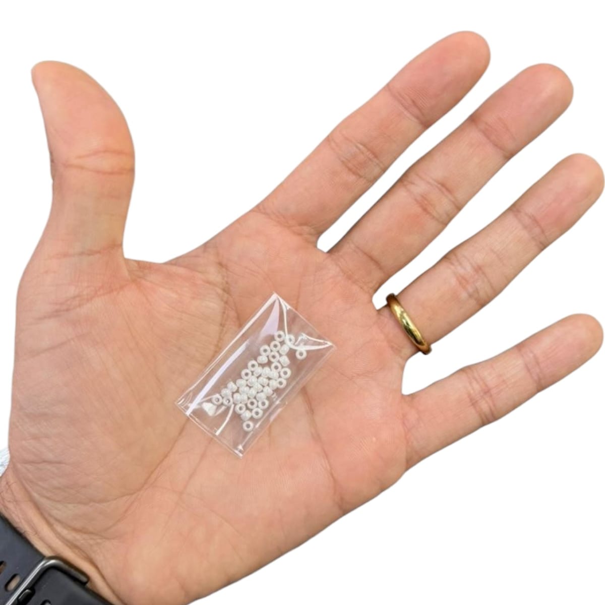 Cuentas mostacilla miyuki rocalla 8/0 pearl ceylon / gramo4