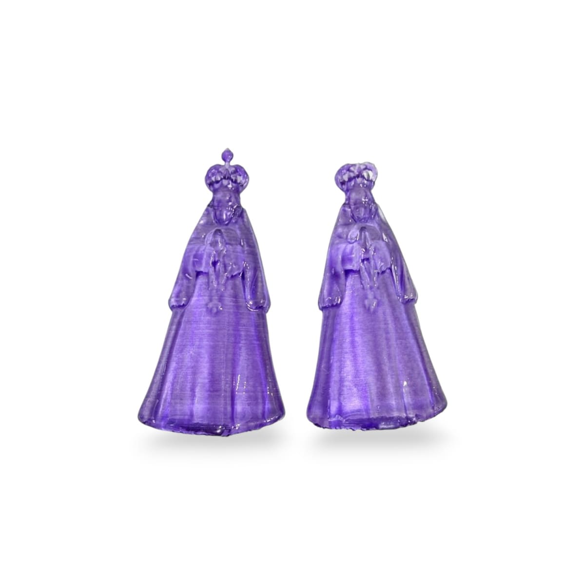 Dije pasador Virgen del Valle Acrílico 28x15 mm / unidad2
