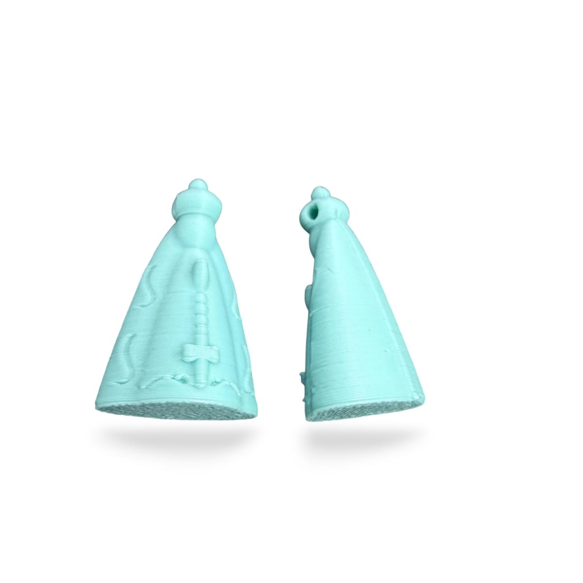 Dije pasador Virgen del Valle Acrílico 22x13 mm / unidad3