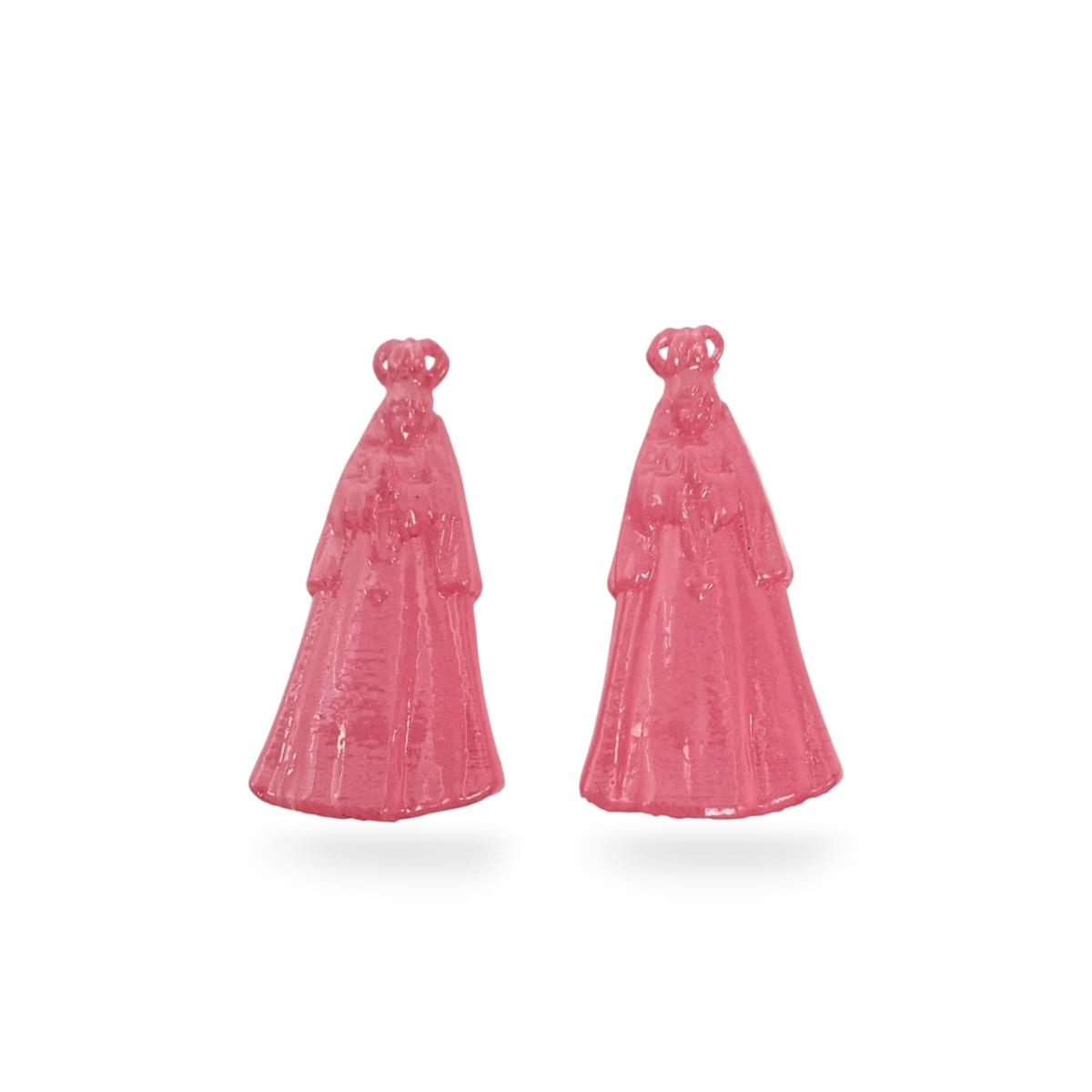 Dije pasador Virgen del Valle Acrílico 28x15 mm / unidad4