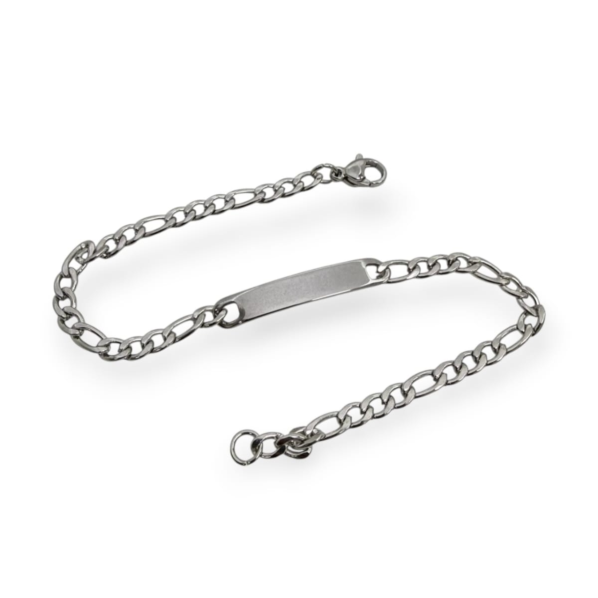 Pulsera tipo esclava con placa acero / unidad2