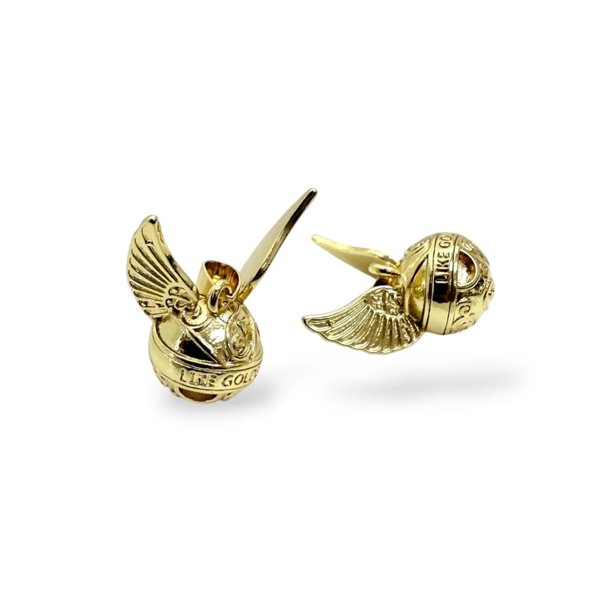 Dije colgante snitch harry potter 25x20 mm baño de oro / unidad3