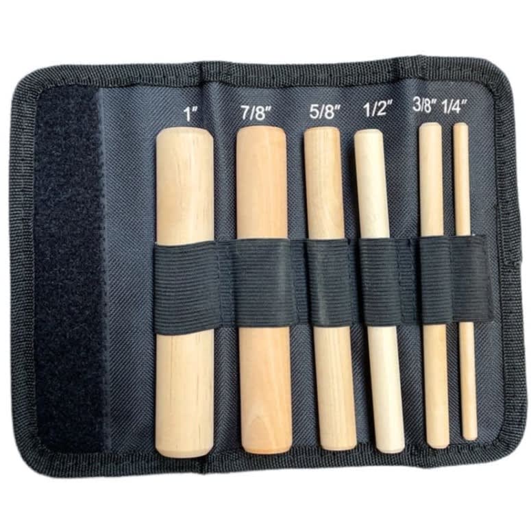 Set de mandriles madera bead smith / set2