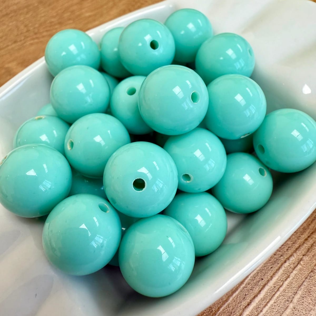 Collar cuentas de acrílico maximalista boho chic / unidad12