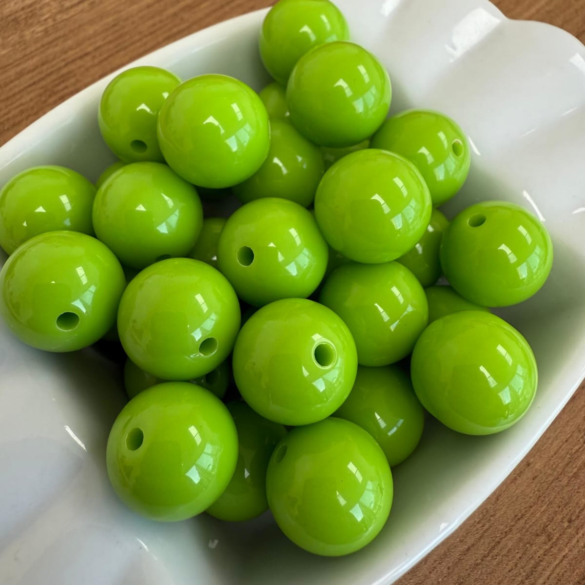 Collar cuentas de acrílico maximalista boho chic / unidad5