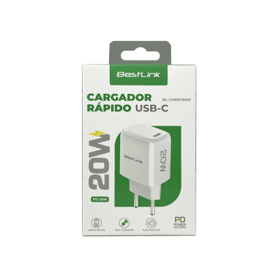 cargardor rapido usb-c 20w bestlink bl-chpd720w