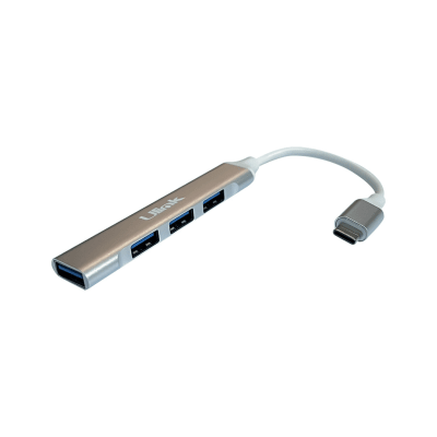 Hub 4 puertos USB tipo C USB 3.0x1 +USB 2.0x 3