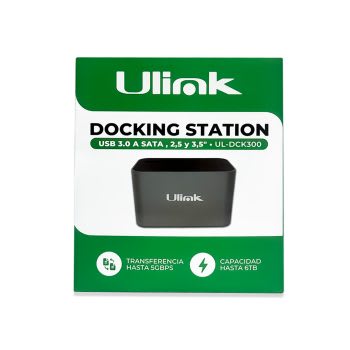 docking station 2.5 y 3.5  hasta 6TB UL-DCK3001