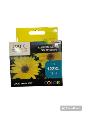 TINTA HP 122 XL COLOR 18 ML ALTERNATIVA LOGIC1