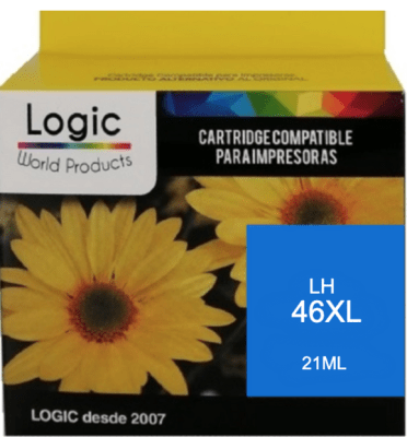 TINTA HP 46XL COLOR ALTERNATIVA LOGIC1